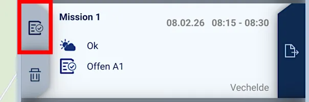 Button zum Öffnen der Missionseinstellung im ETANA SkyCompanion